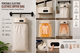 Portable Electric Clothes Dryer Bag – Fast Drying Laundry Hanger with Warm Air Circulation